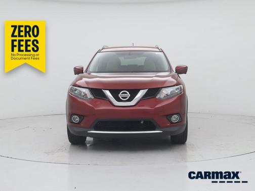 Red 2016 Nissan Rogue SL
