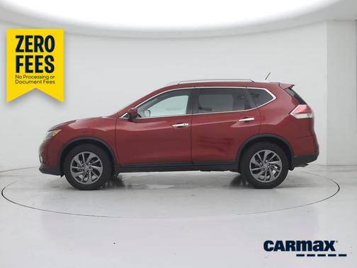 Red 2016 Nissan Rogue SL