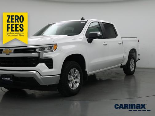 White 2025 Chevrolet Silverado 1500 LT