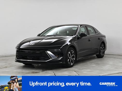 Black 2025 Hyundai SONATA SEL