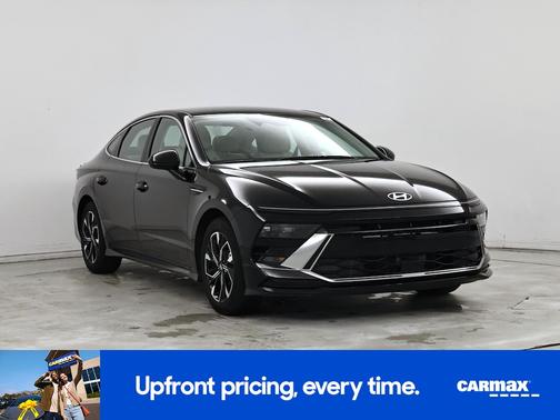 Black 2025 Hyundai SONATA SEL