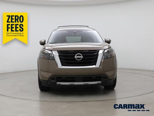 Tan 2025 Nissan Pathfinder Platinum