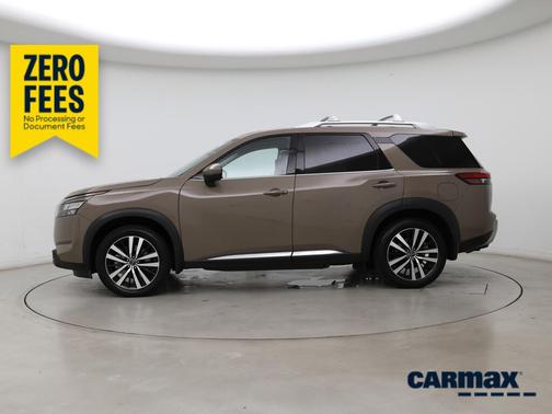 Tan 2025 Nissan Pathfinder Platinum