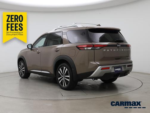 Tan 2025 Nissan Pathfinder Platinum