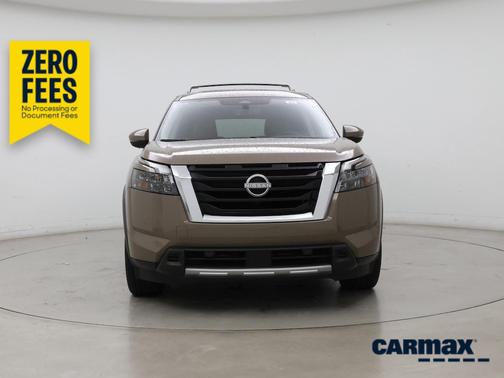Tan 2025 Nissan Pathfinder Platinum