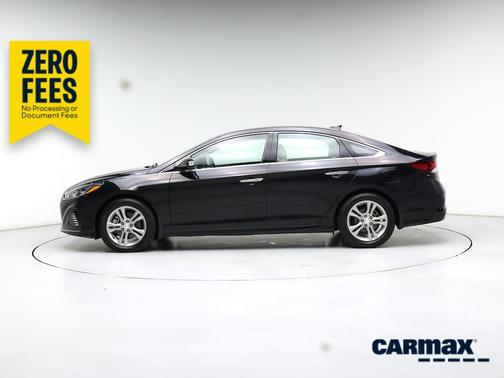 Black 2019 Hyundai SONATA Limited