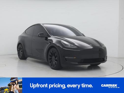 Black 2025 Tesla Model Y Performance