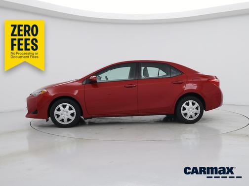 Red 2017 Toyota Corolla LE