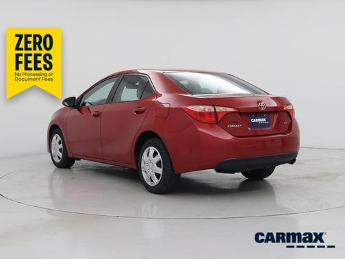 Red 2017 Toyota Corolla LE