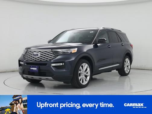 Blue 2023 Ford Explorer Platinum