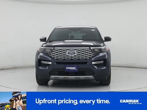 Blue 2023 Ford Explorer Platinum