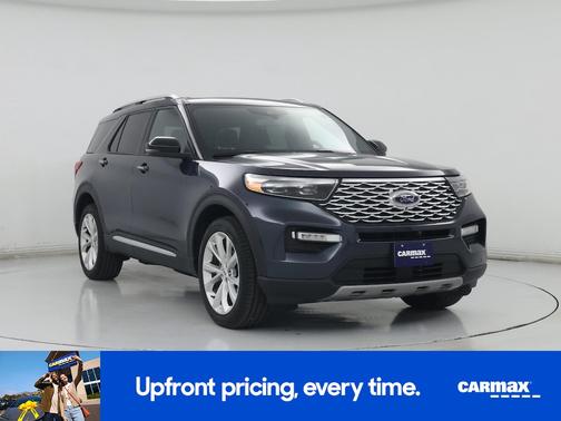 Blue 2023 Ford Explorer Platinum