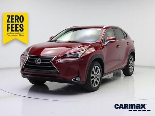 Red 2016 Lexus NX 200t