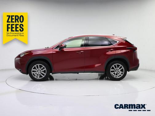 Red 2016 Lexus NX 200t