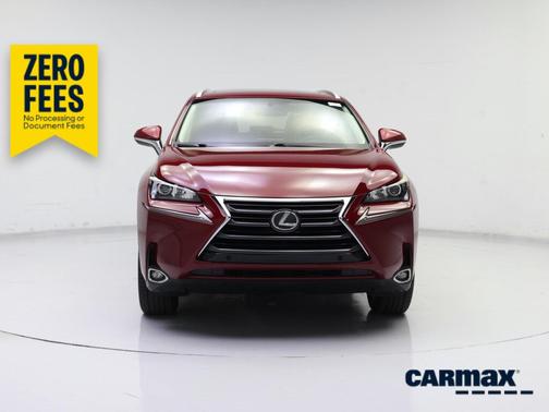 Red 2016 Lexus NX 200t