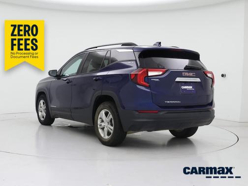 Blue 2022 GMC Terrain SLE