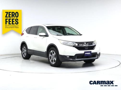 White 2017 Honda CR-V EX-L