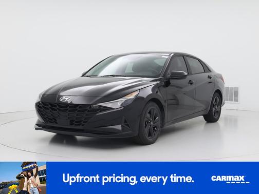 Black 2021 Hyundai ELANTRA SEL