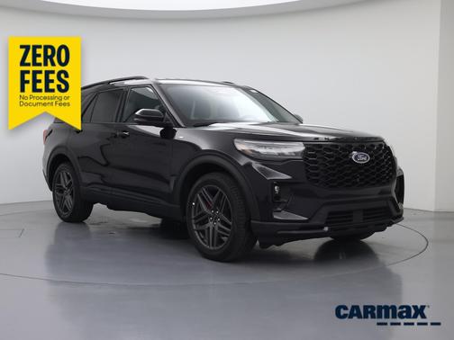 Black 2025 Ford Explorer ST-Line
