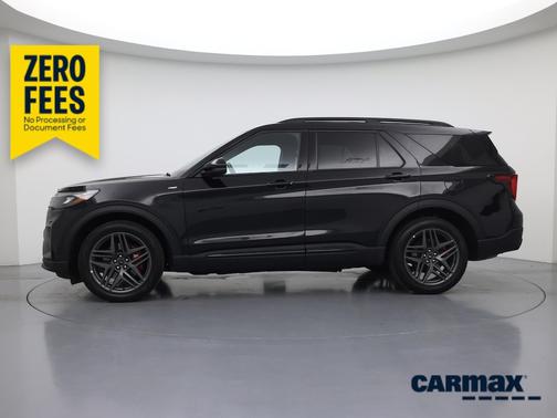 Black 2025 Ford Explorer ST-Line