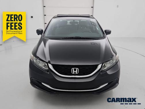 Black 2014 Honda Civic EX