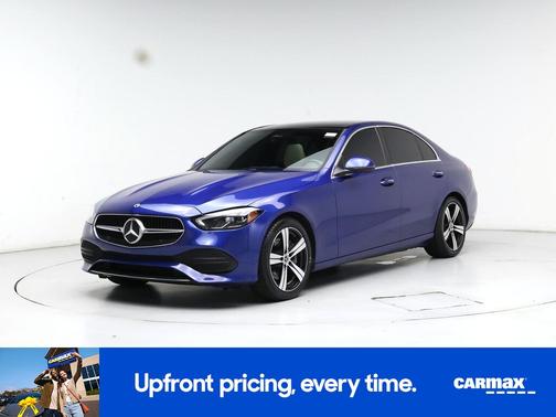Blue 2022 Mercedes-Benz C-Class
