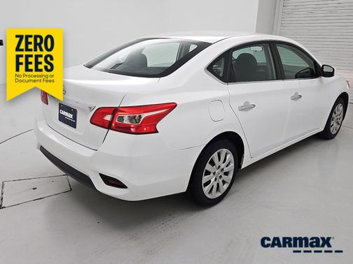 White 2019 Nissan Sentra S