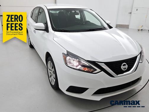 White 2019 Nissan Sentra S