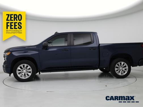 Blue 2022 Chevrolet Silverado 1500 Custom