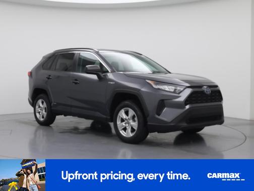 Gray 2021 Toyota RAV4 Hybrid LE