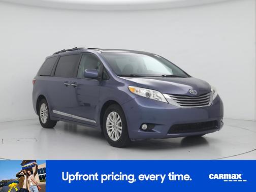 Blue 2017 Toyota Sienna XLE