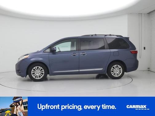 Blue 2017 Toyota Sienna XLE