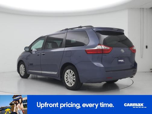 Blue 2017 Toyota Sienna XLE