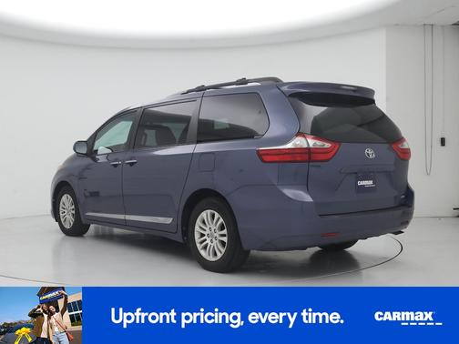 Blue 2017 Toyota Sienna XLE