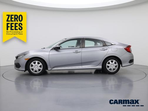 Silver 2017 Honda Civic LX