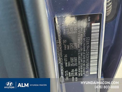 2026 Hyundai TUCSON SE