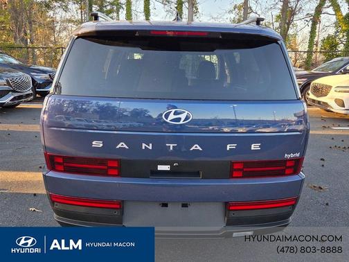 Atlantic Blue 2026 Hyundai SANTA FE HEV SEL