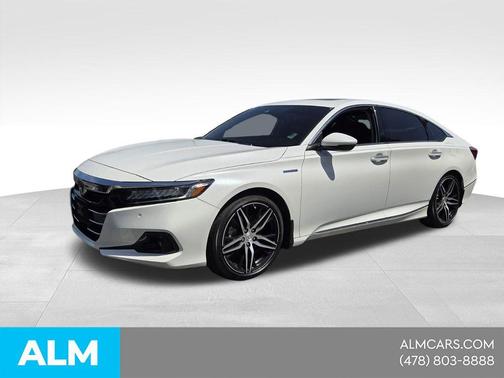 Platinum White Pearl 2022 Honda Accord Hybrid Touring