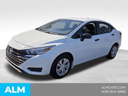 Cloud White 2025 Nissan Versa S
