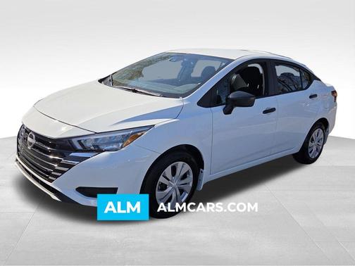 Cloud White 2025 Nissan Versa S