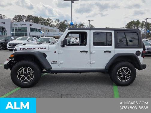 Bright White Clearcoat 2024 Jeep Wrangler Rubicon