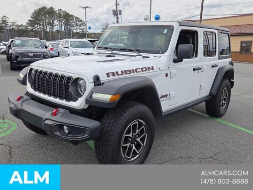 Bright White Clearcoat 2024 Jeep Wrangler Rubicon