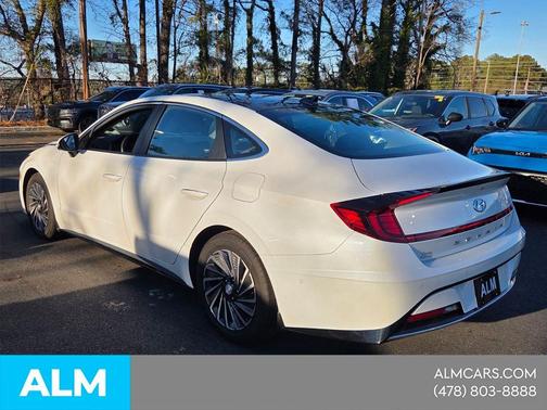 Hyper White 2022 Hyundai SONATA Hybrid Limited