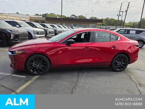 Soul Red Crystal Metallic 2025 Mazda Mazda3 FWD w/Select Package