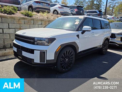 White 2025 Hyundai SANTA FE Calligraphy