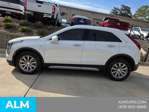 Crystal White Tri-Coat 2023 Cadillac XT4 Premium Luxury