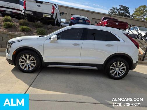 Crystal White Tri-Coat 2023 Cadillac XT4 Premium Luxury