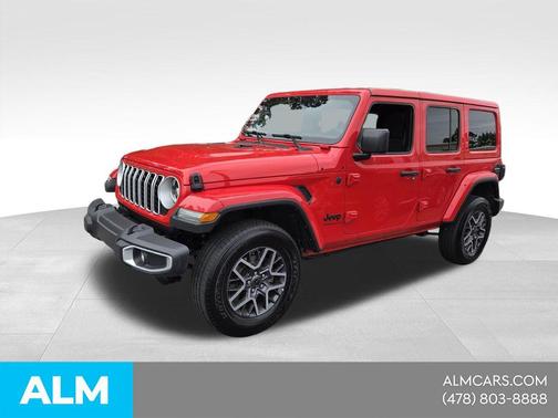 Firecracker Red Clearcoat 2025 Jeep Wrangler Sahara
