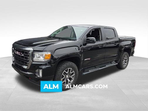 Onyx Black 2021 GMC Canyon AT4 w/Leather
