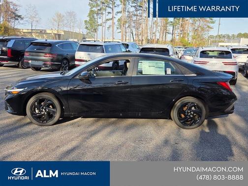 Black 2026 Hyundai ELANTRA SEL SPORT PREMIUM